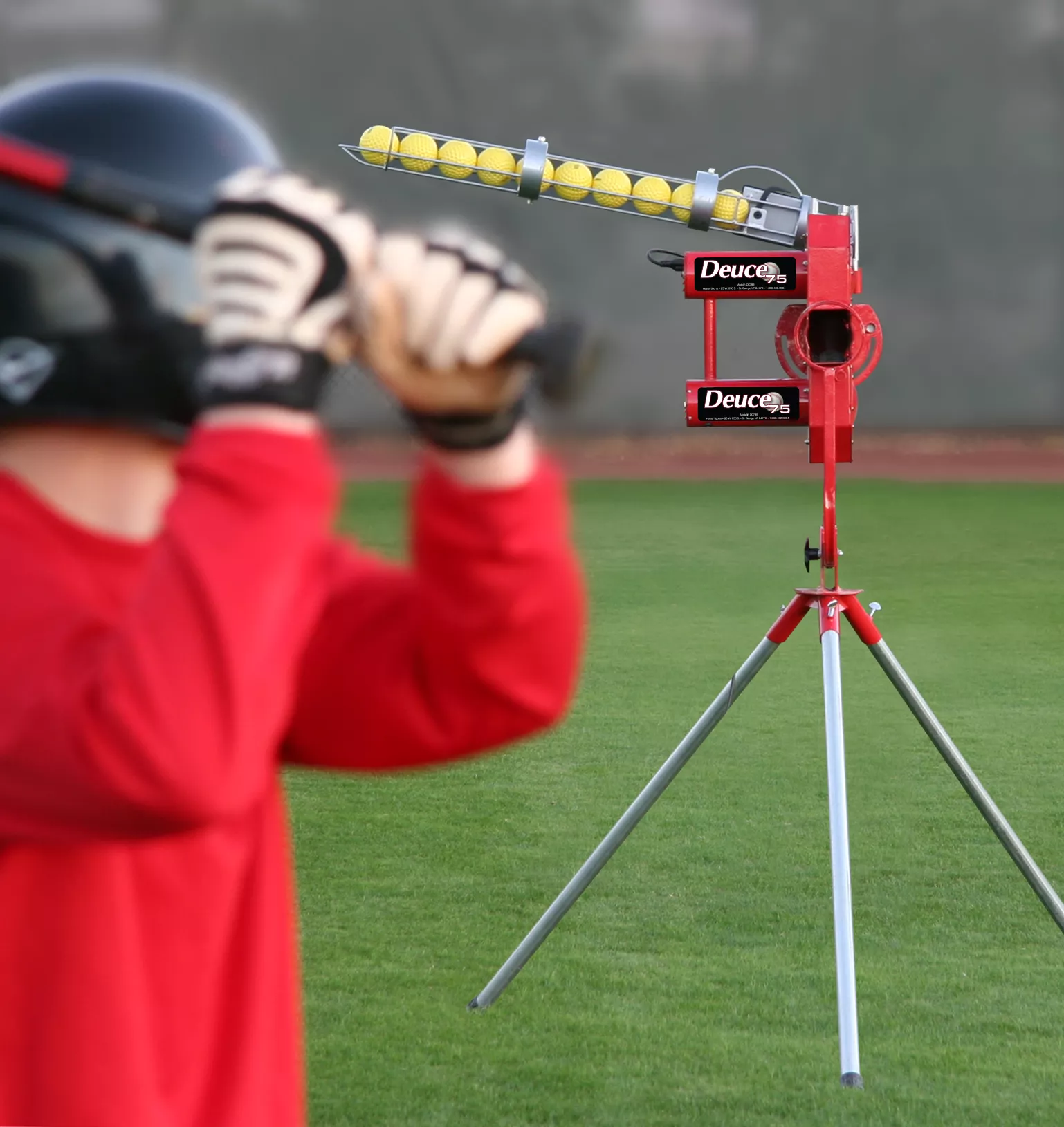 Heater Deuce Pitching Machine With Ball Feeder - Image 2