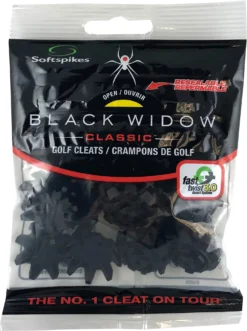 Softspikes Black Widow Fast Twist Golf Spikes - 22 Pack