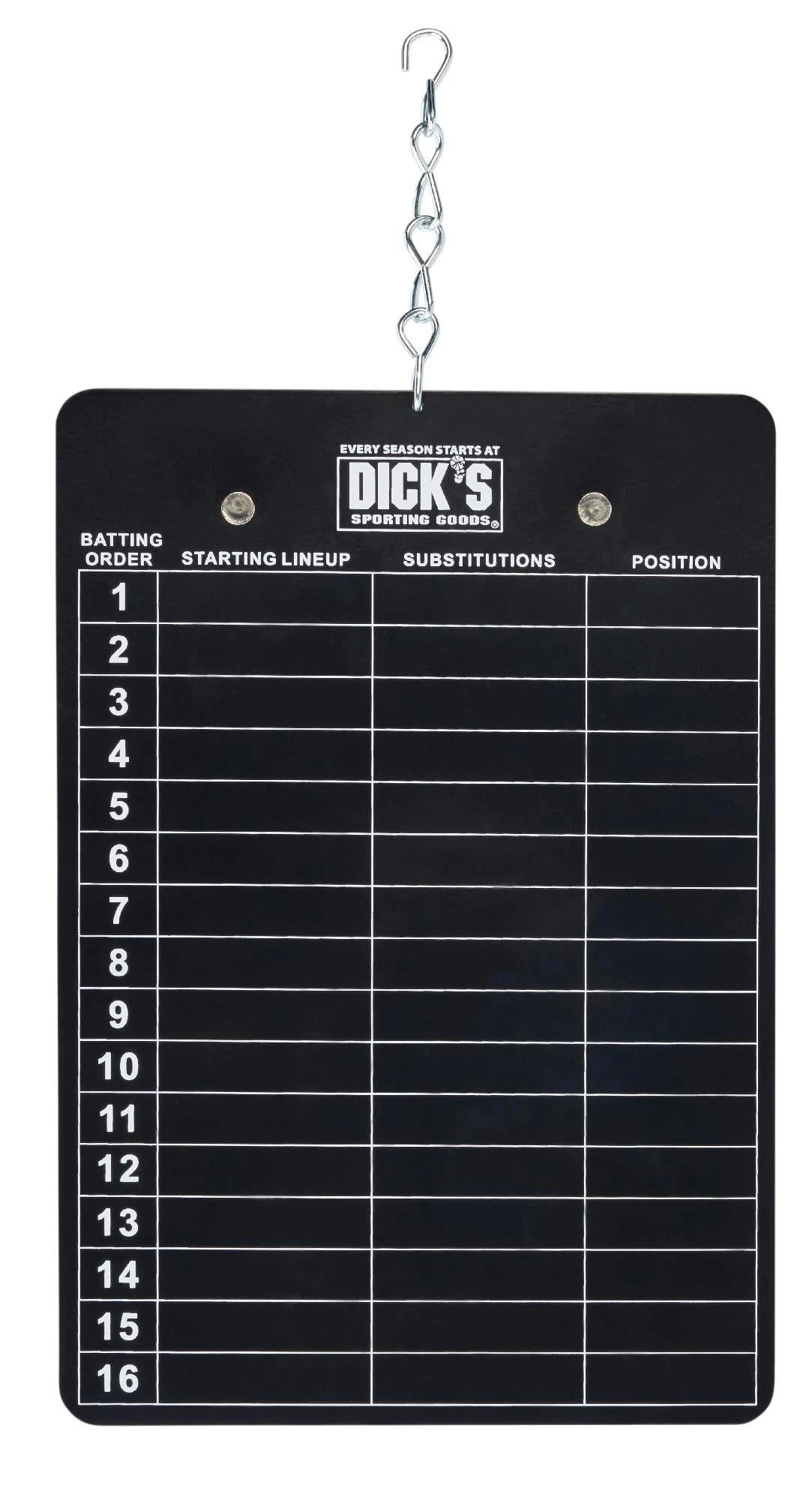 DICK'S Sporting Goods Magnetic Line-Up Board