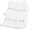 Under Armour Men's Golf Cotton No Show Socks - 6 Pack