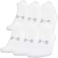 Under Armour Men's Golf Cotton No Show Socks - 6 Pack