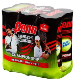 Penn Championship Regular Duty Tennis Balls 6-Pack