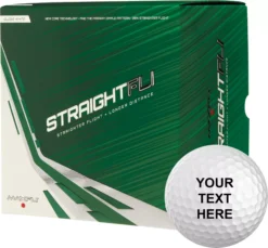 Maxfli 2022 Straightfli Gloss White Personalized Golf Balls - 48 Pack