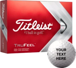 Titleist 2022 TruFeel Same Number Personalized Golf Balls