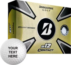 Bridgestone 2023 E12 Contact Personalized Golf Balls
