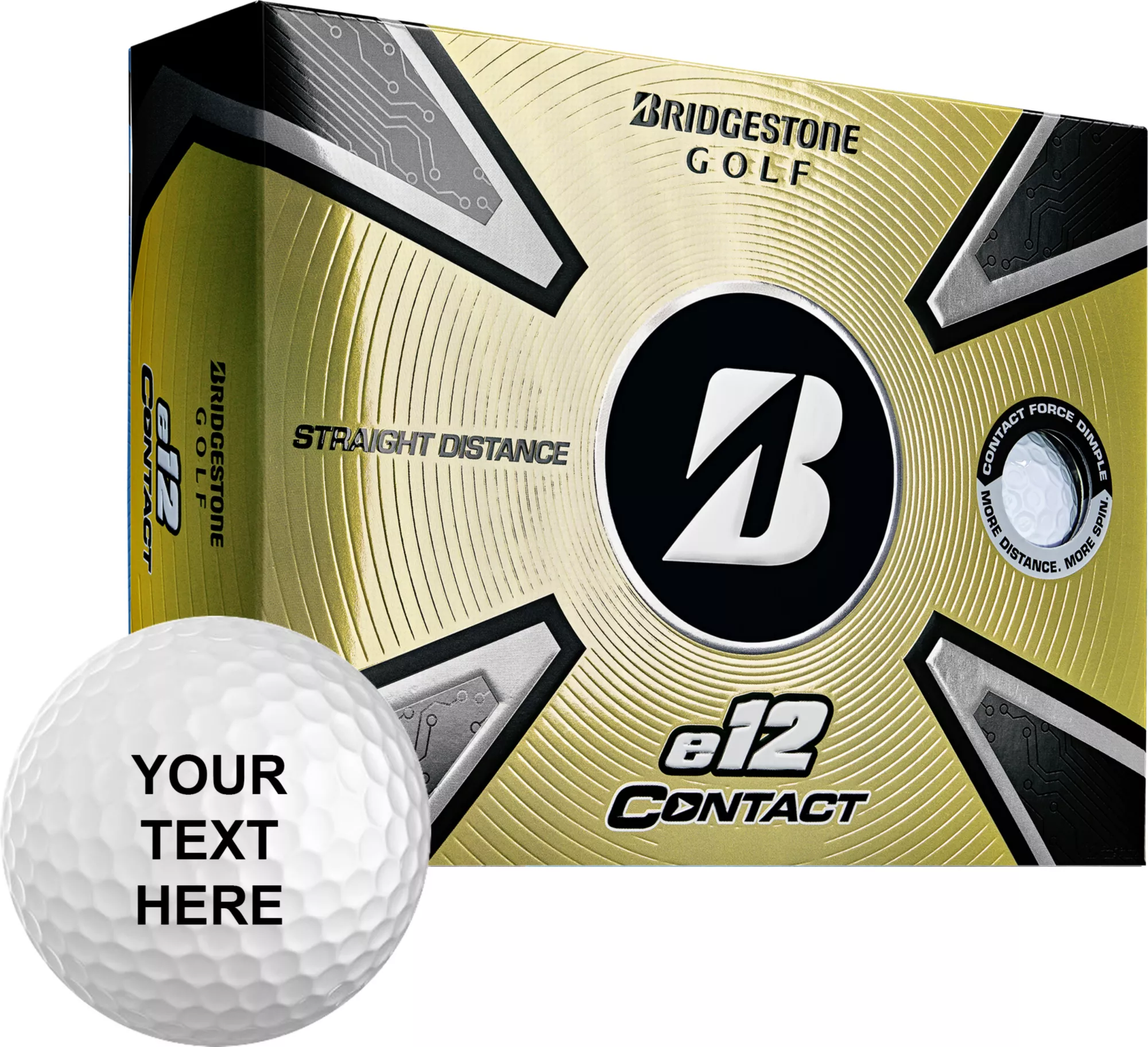 Bridgestone 2023 E12 Contact Personalized Golf Balls