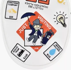 PRG Originals Get Out Of Jail Free Mallet Putter Headcover