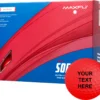 Maxfli 2023 Softfli Matte Red Personalized Golf Balls
