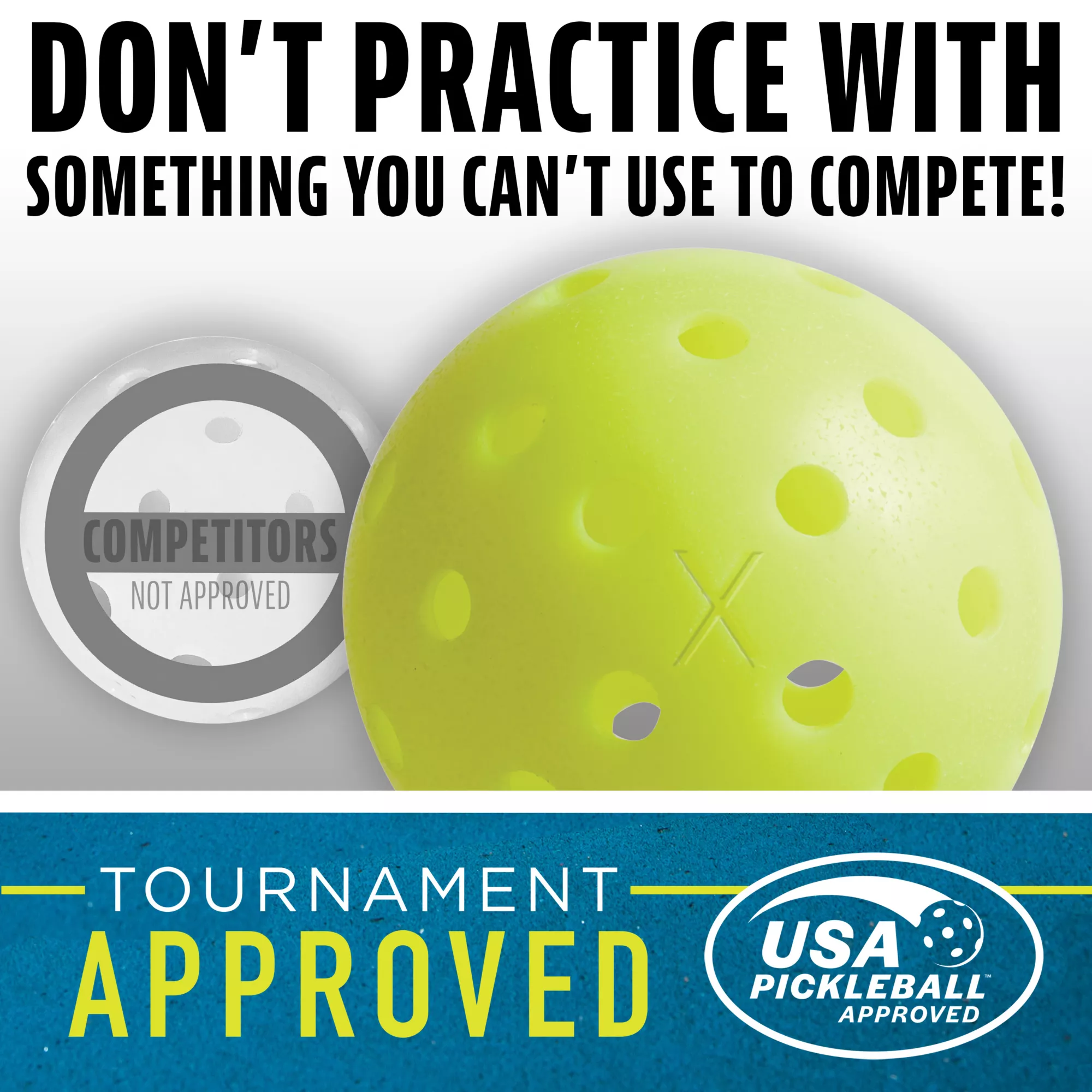 Franklin X-40 Performance Outdoor Pickleball Balls- 12 Pack - Image 4
