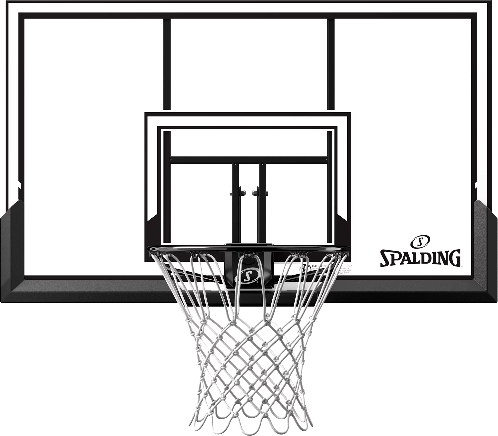 Spalding 52'' Acrylic Basketball Backboard & Rim Combo Hoop - Image 2