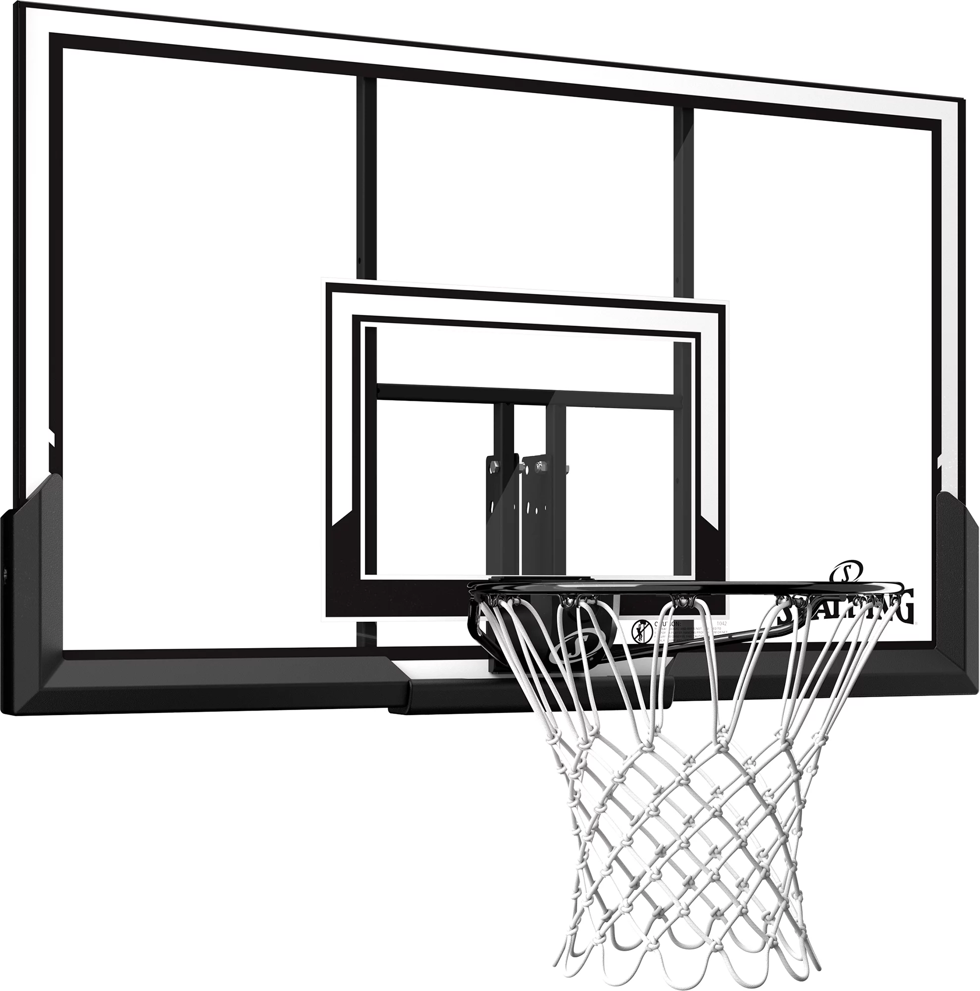 Spalding 52'' Acrylic Basketball Backboard & Rim Combo Hoop - Image 3