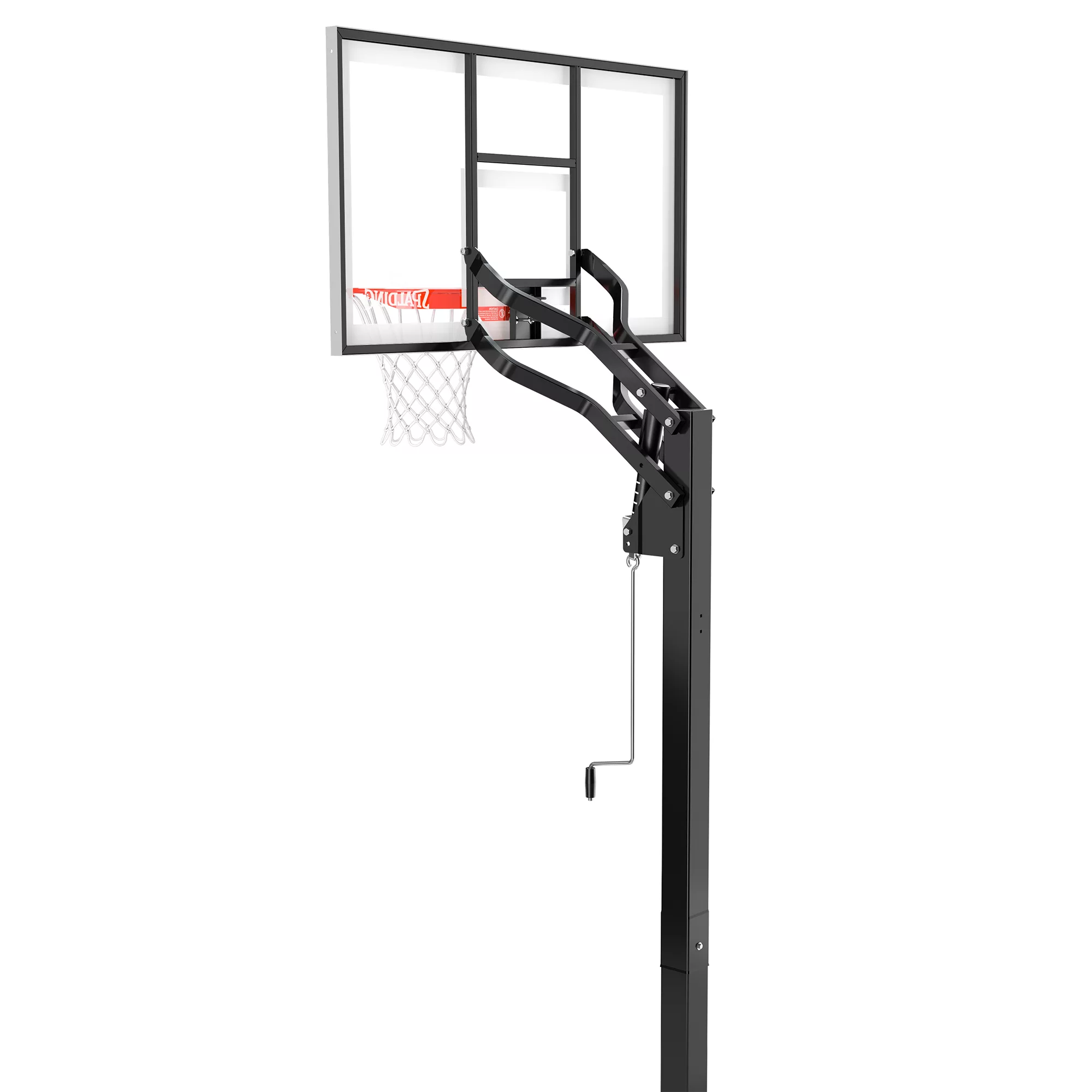 Spalding 60" Tempered Glass U-Turn In-Ground Basketball Hoop - Image 4