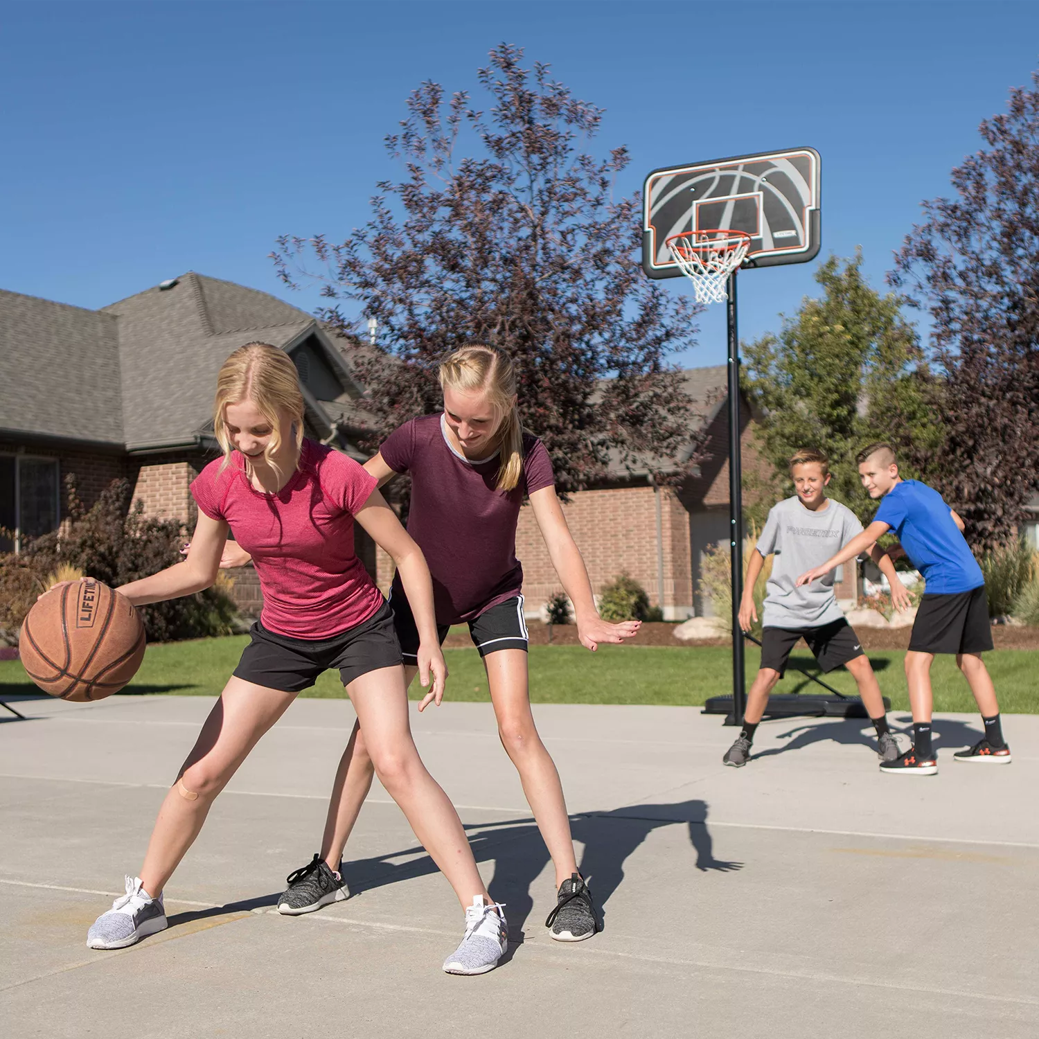 Lifetime 44” Cross Over Portable Basketball Hoop - Image 8