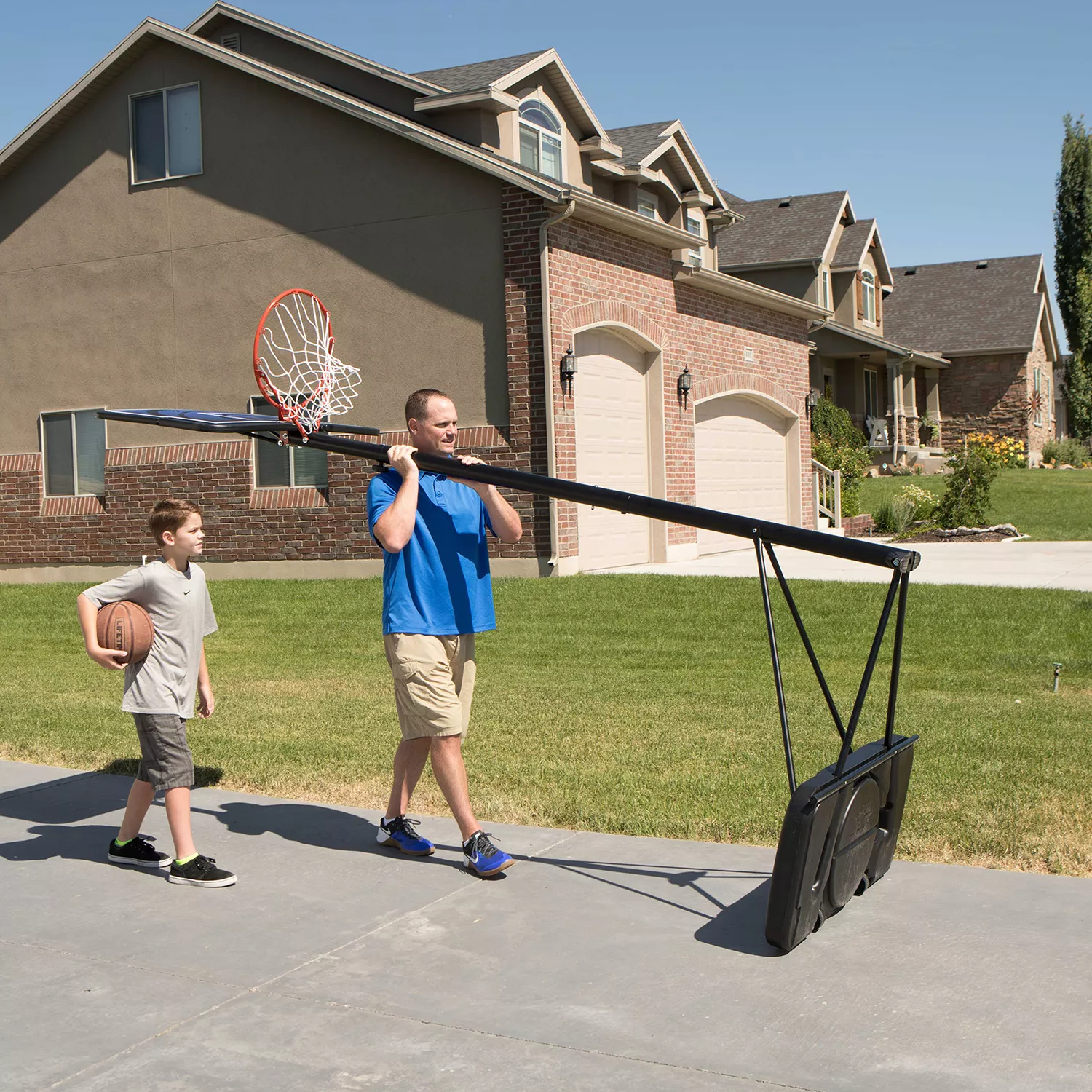 Lifetime 44” Cross Over Portable Basketball Hoop - Image 6