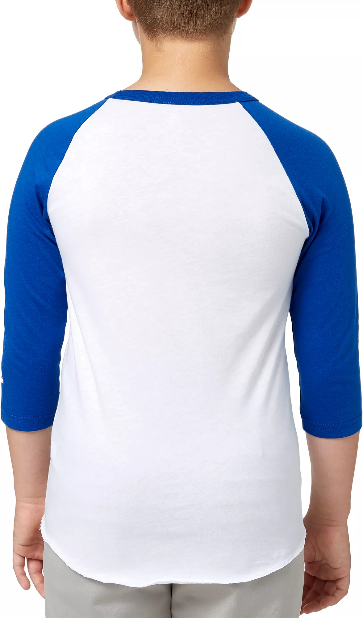 Adidas Youth Triple Stripe ¾ Sleeve Baseball Practice Shirt - Image 3