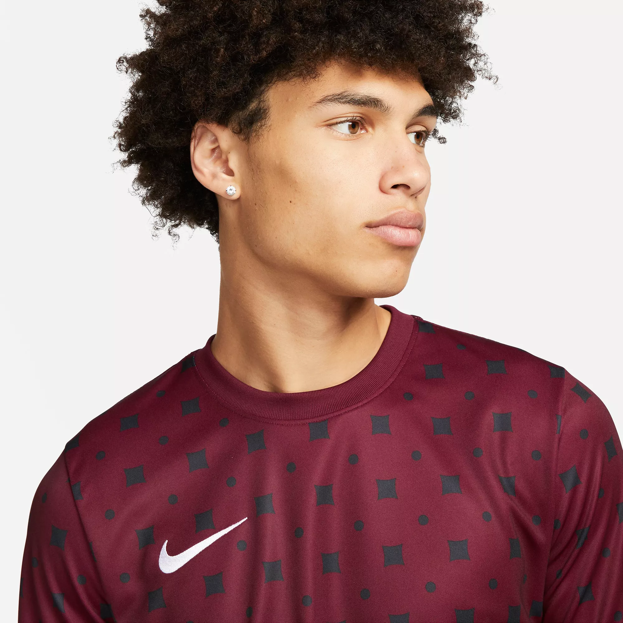 Nike Men's Dri-FIT F.C. Libero Print Short-Sleeve Soccer T-Shirt - Image 4