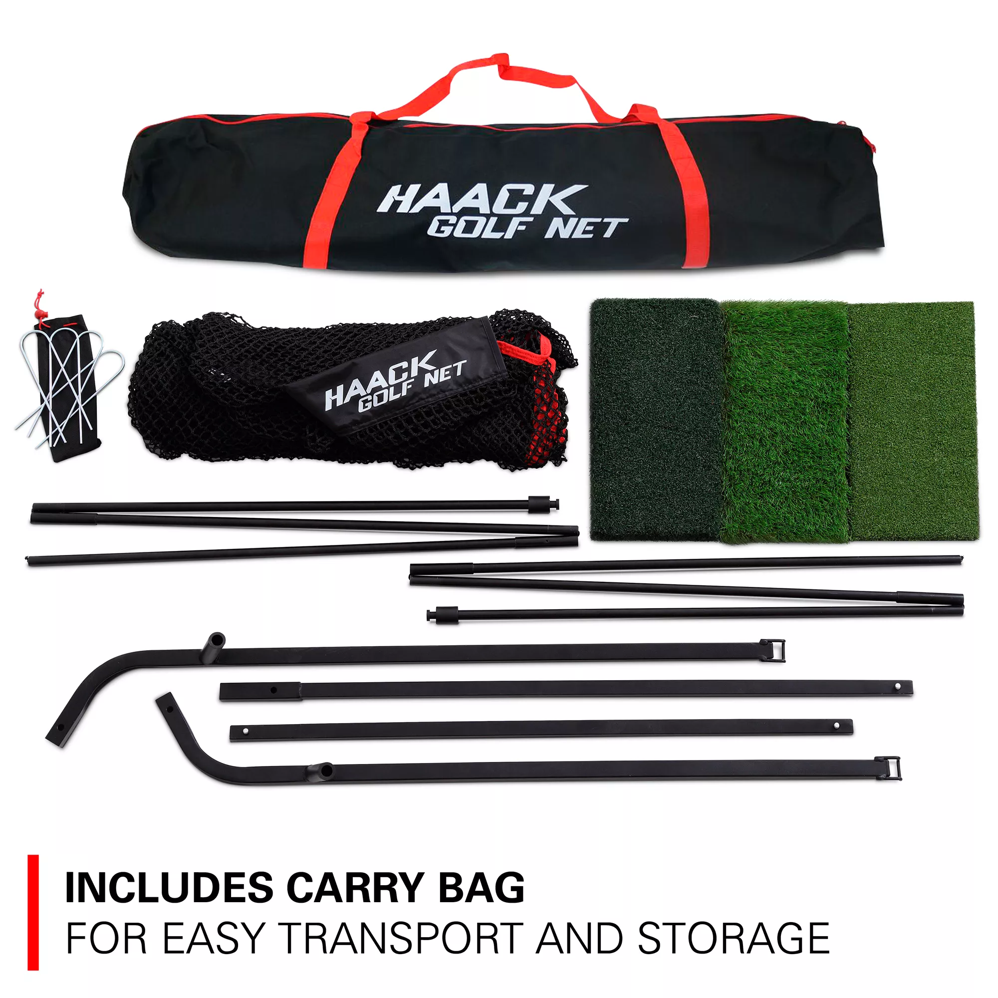 Rukket Sports Haack Golf Net With Tri Turf Matt - Image 6