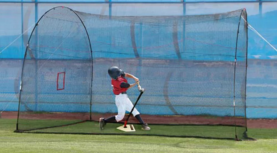 Heater HomeRun Mini & Lite-Ball Home Batting Cage - Image 2