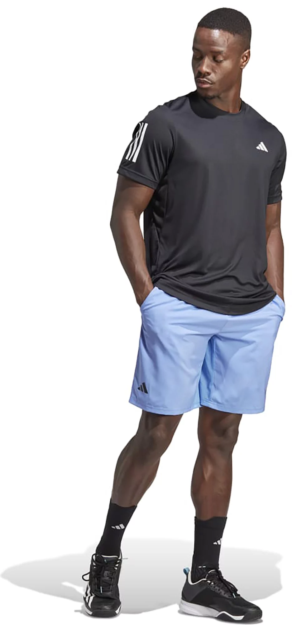 Adidas Men's Club 3-Stripes 9" Tennis Shorts - Image 2