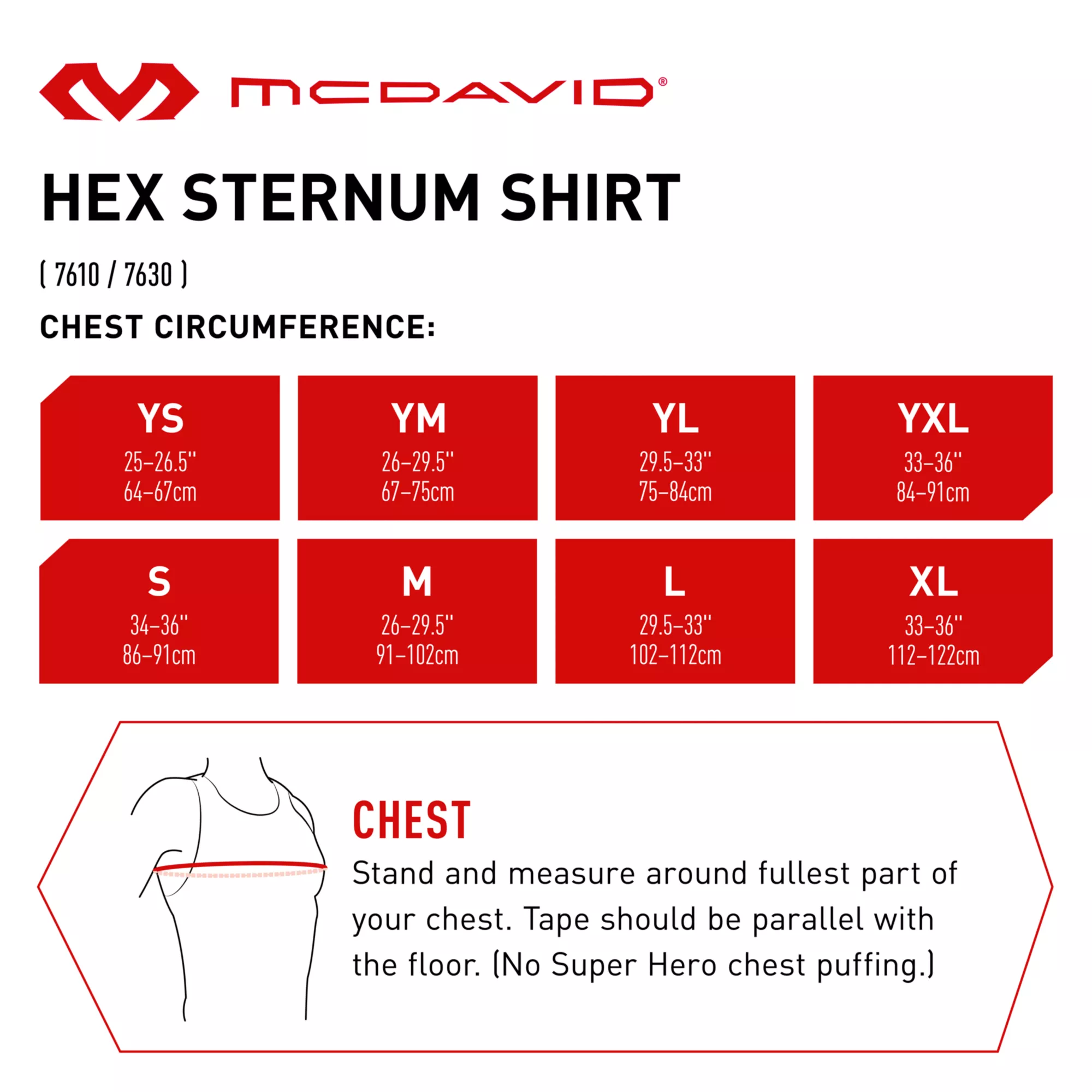 McDavid Youth HEX ¾ Sleeve Sternum Shirt - Image 3