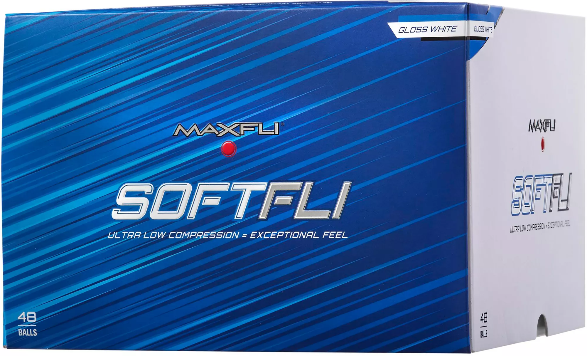 Maxfli 2022 Softfli Gloss White Personalized Golf Balls - 48 Pack - Image 6