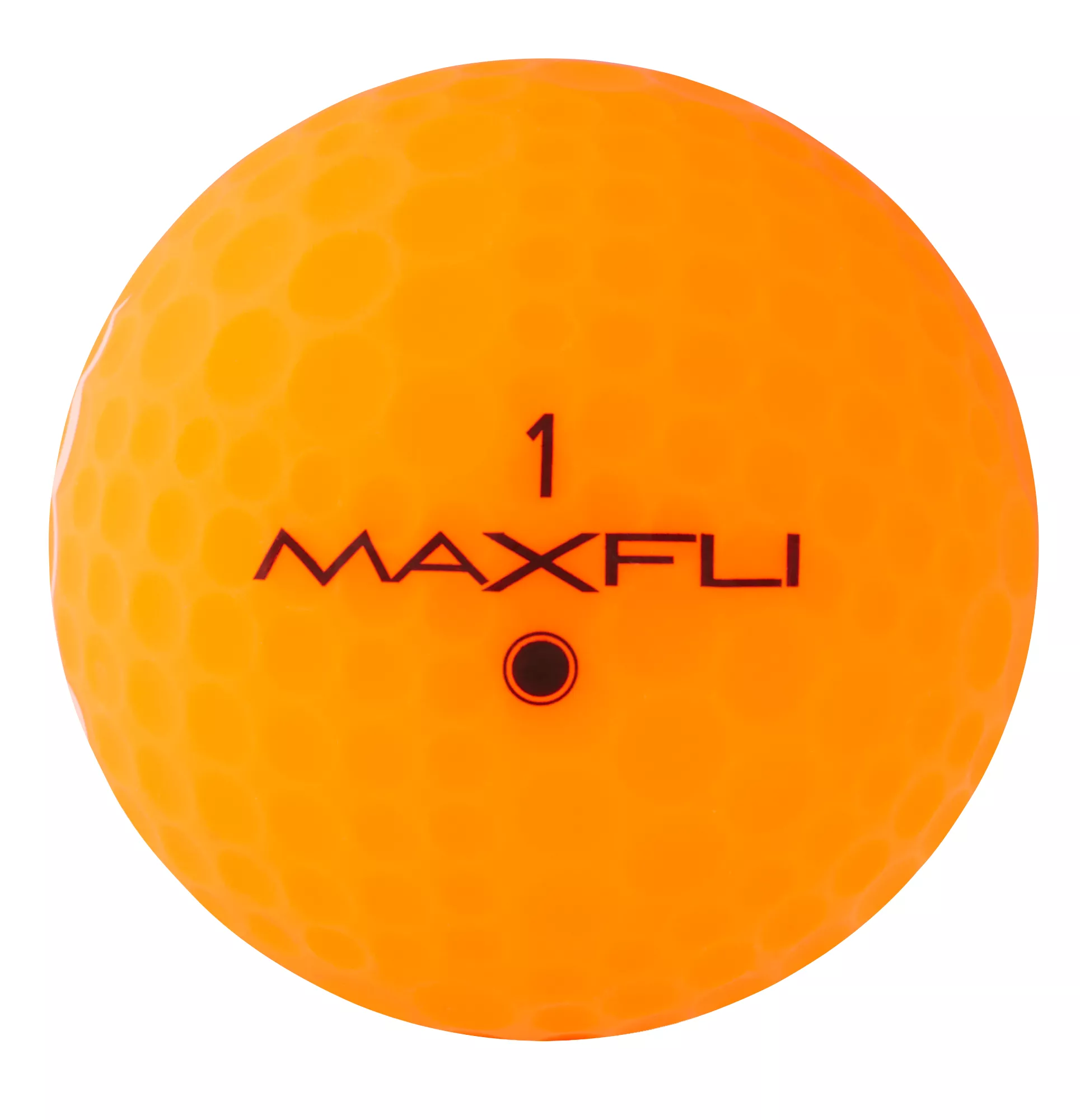 Maxfli 2023 Straightfli Matte Orange Personalized Golf Balls - Image 2