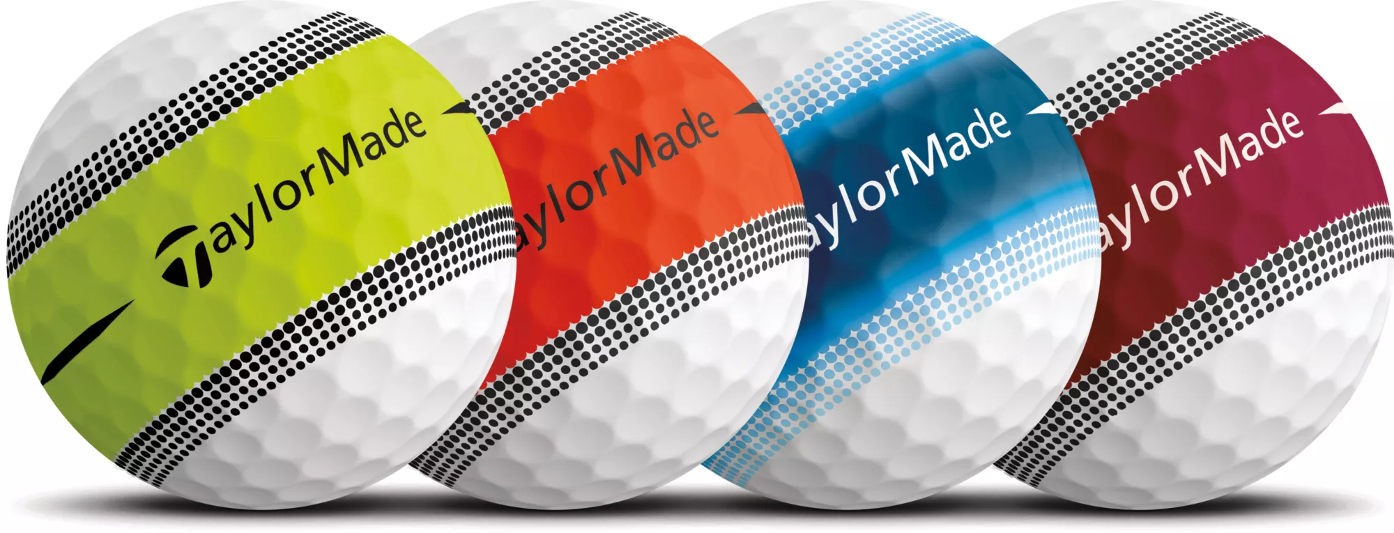 TaylorMade 2022 Tour Response Multicolored Stripe Golf Balls - Image 3