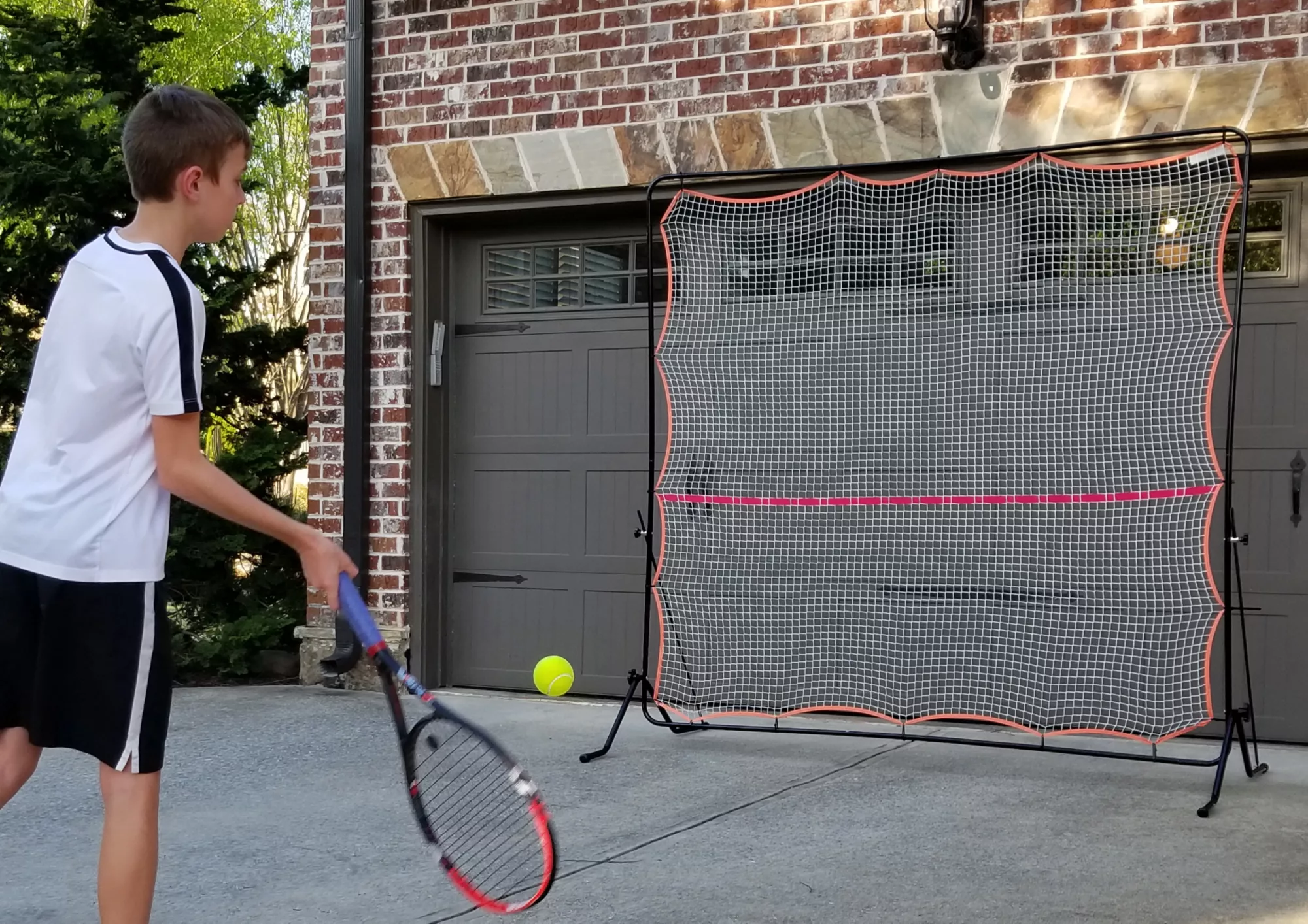 Tourna Rally Pro Adjustable Tilt Rebound Tennis Net - Image 2