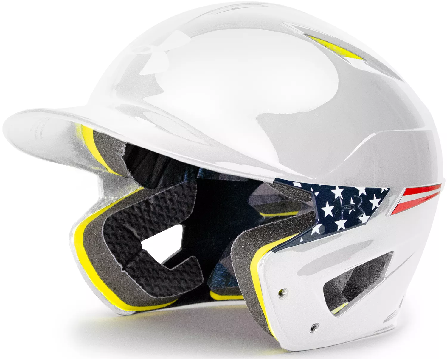 Under Armour Senior USA Converge Batting Helmet W/ Universal Jaw Guard - Image 2