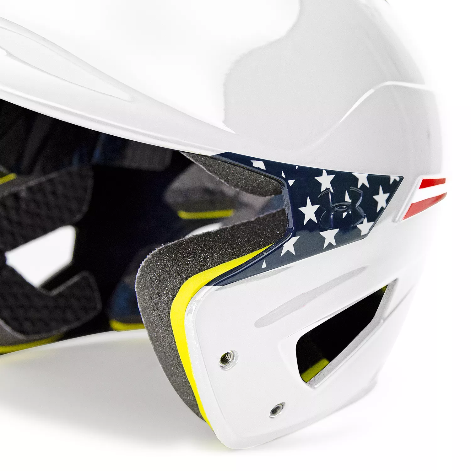 Under Armour Senior USA Converge Batting Helmet W/ Universal Jaw Guard - Image 4