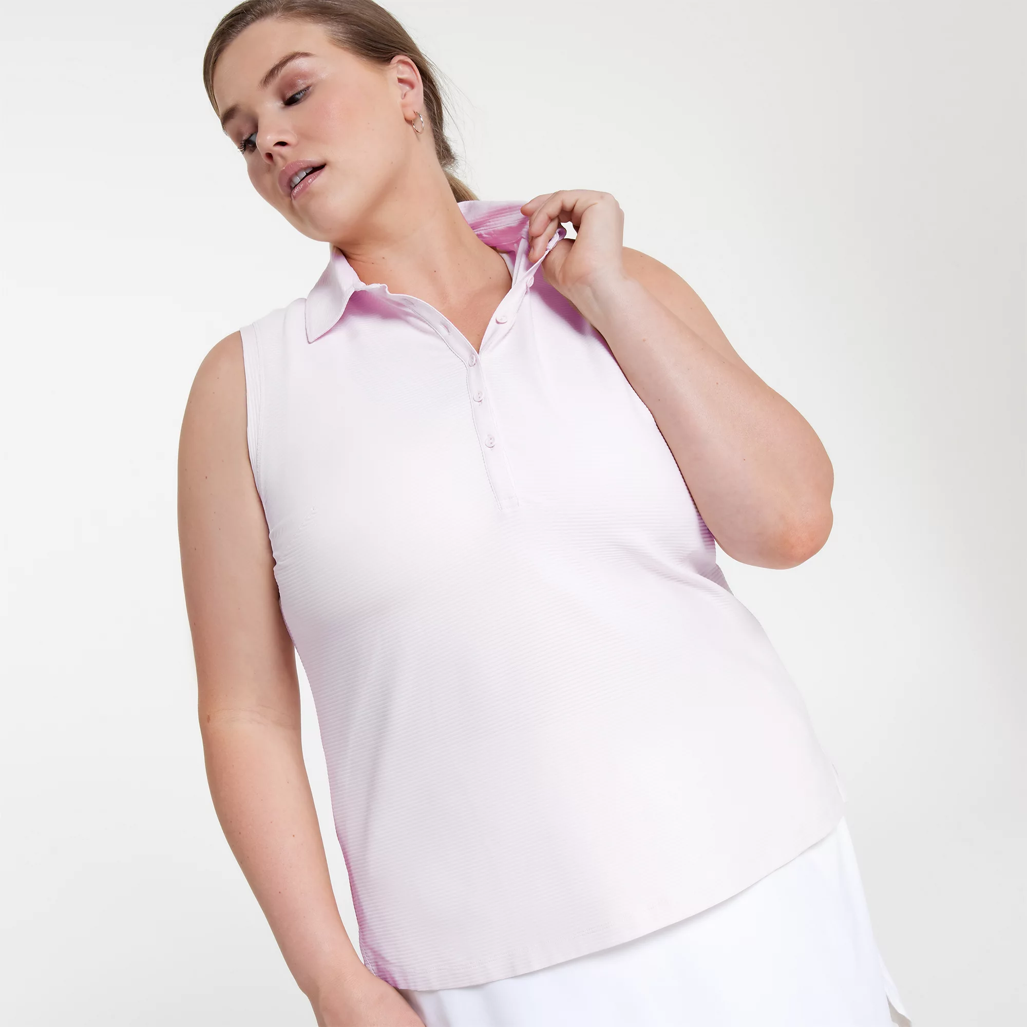 CALIA Women's Fairway Sleeveless Golf Polo - Image 3
