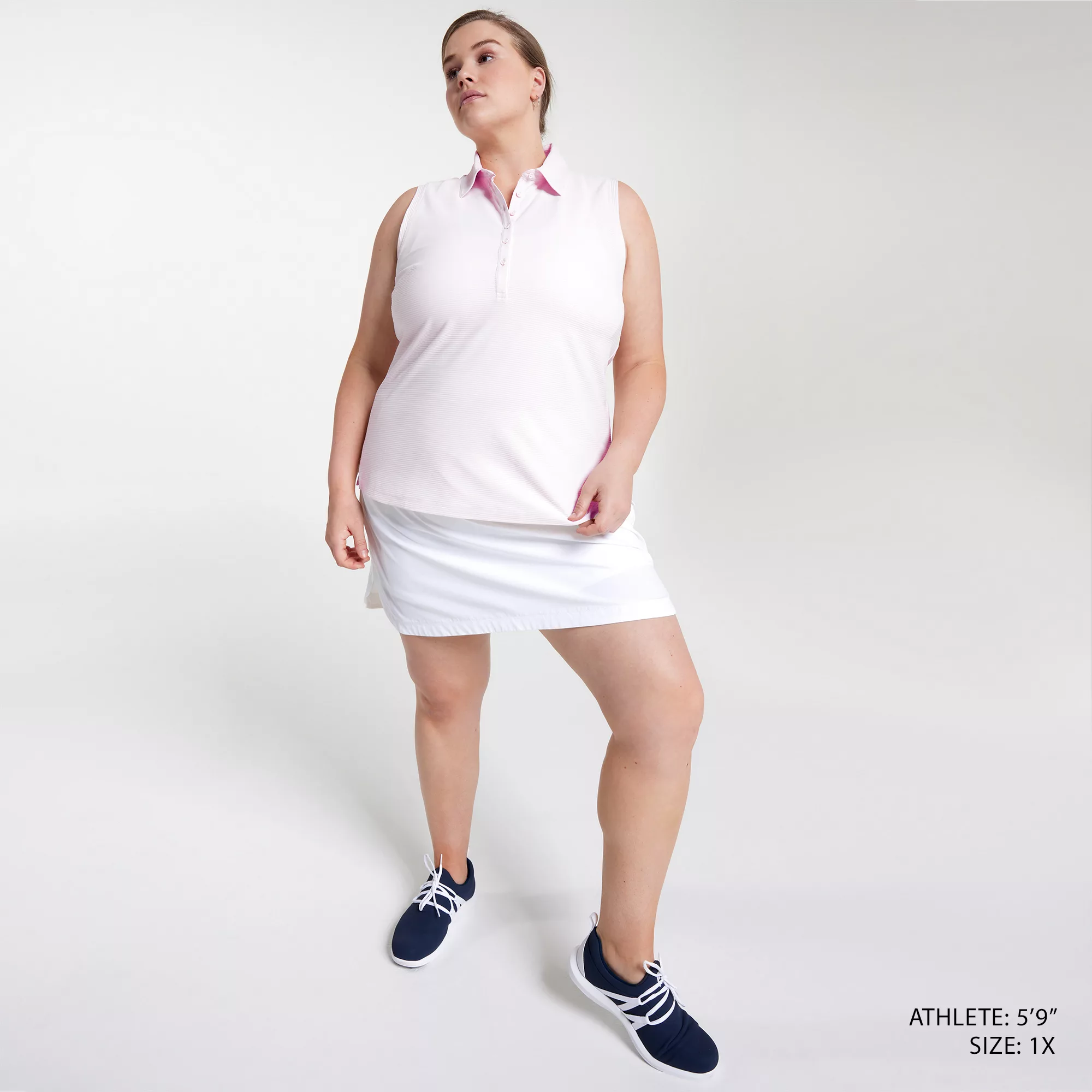 CALIA Women's Fairway Sleeveless Golf Polo - Image 2