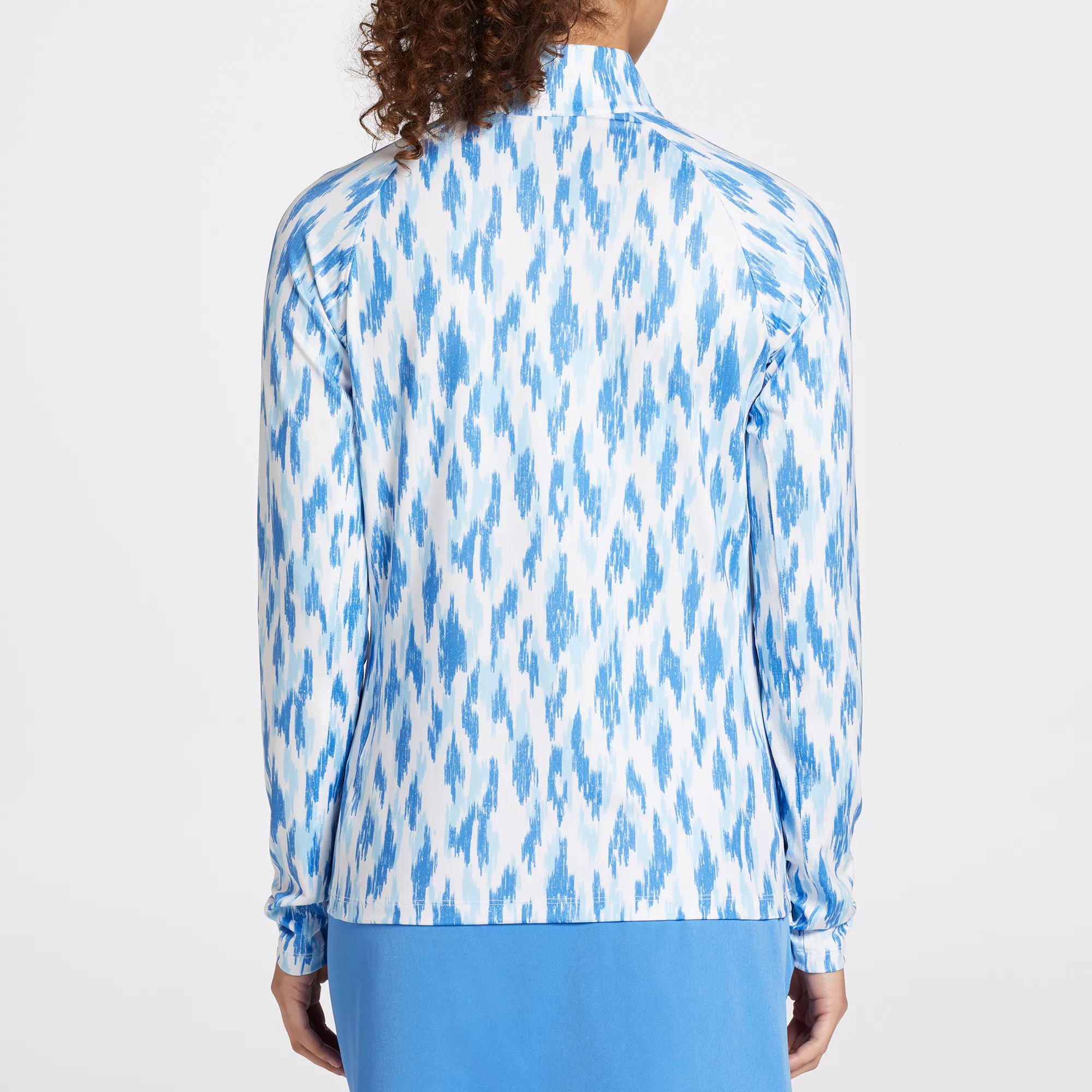 Lady Hagen Women's Printed UV Long Sleeve Golf 1/4 Zip - Image 3