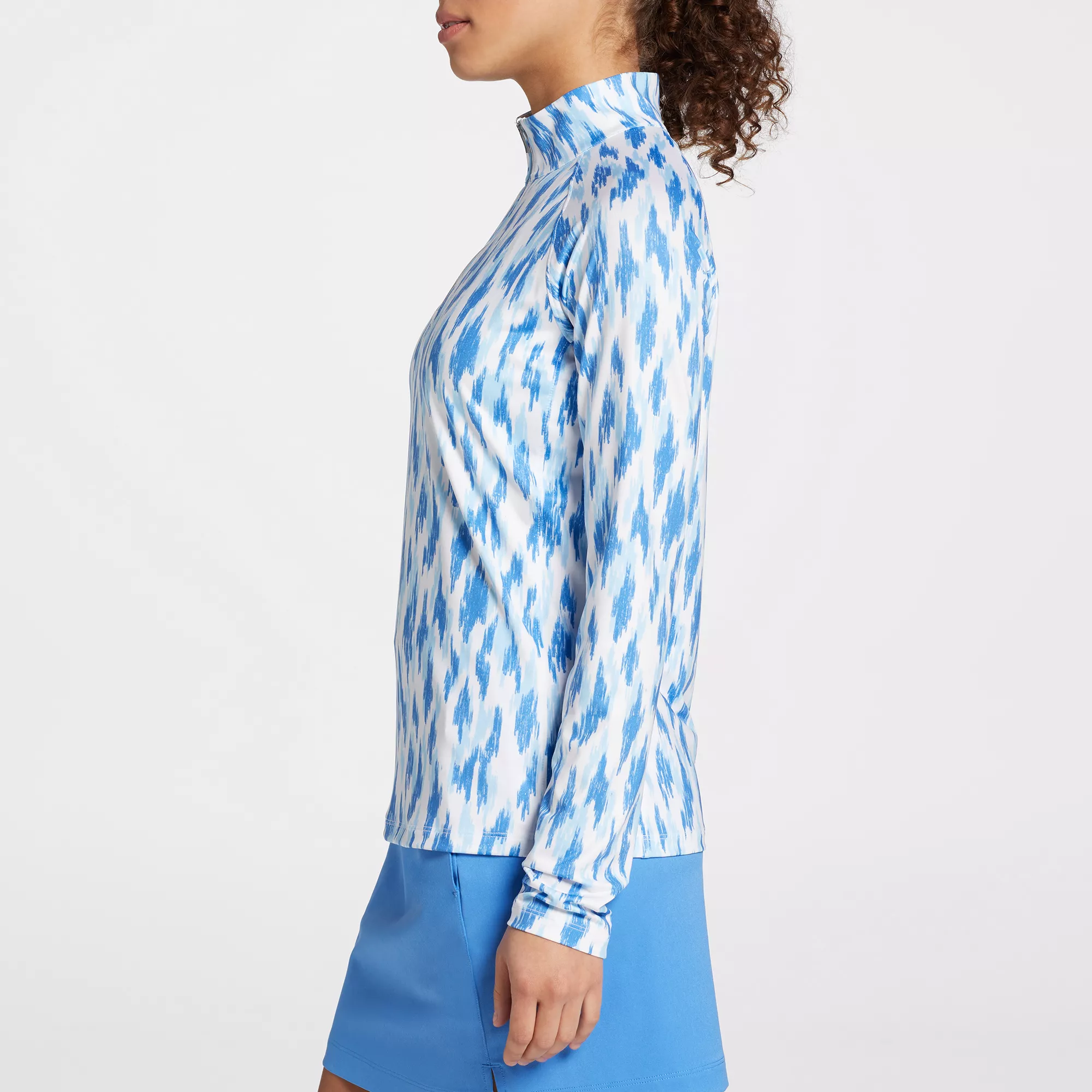 Lady Hagen Women's Printed UV Long Sleeve Golf 1/4 Zip - Image 4